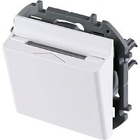 Выключатель карточный без рамки Legrand Inspiria 1-кл. белый картинка